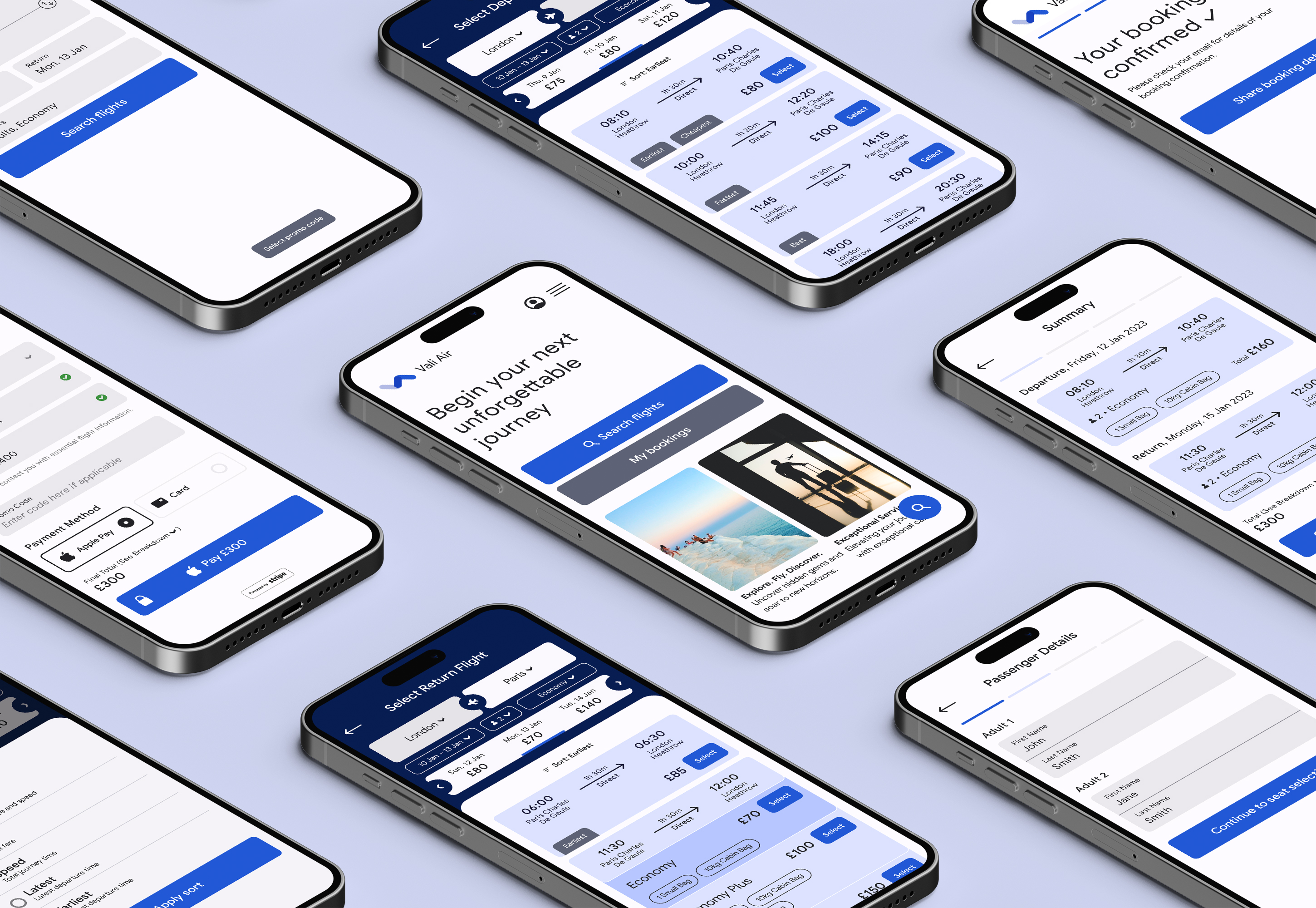 iPhone 14 Pro Max Grid Mockup by Anthony Boyd Graphics